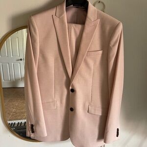 Express Pink Suit Slim Jacket 32x32 Pants